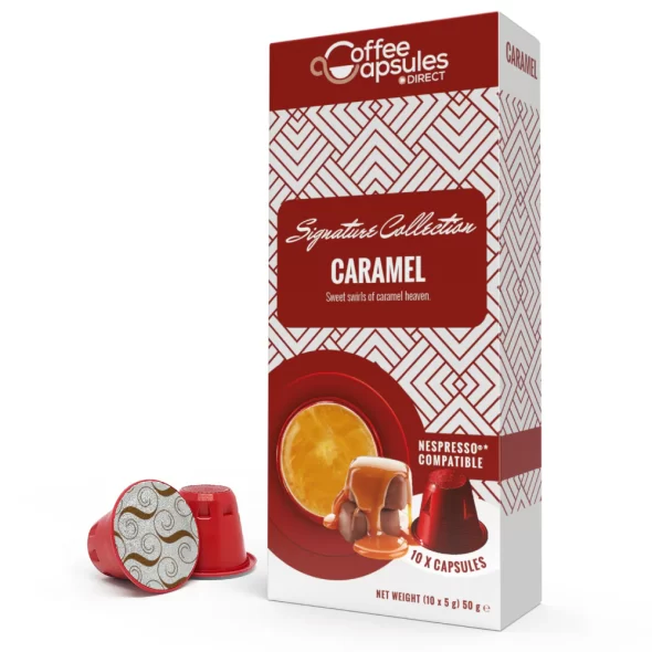 Caramel Coffee - 10 cápsulas de café compatíveis com Nespresso