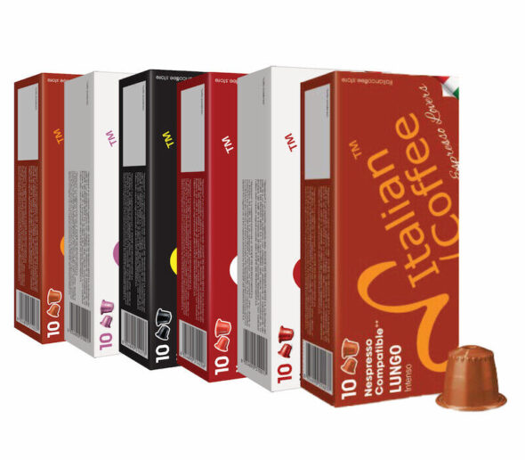 Café Italiano Arábica – Cápsulas de café compatíveis com Nespresso - Image 2